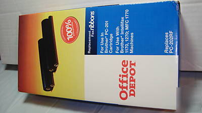 #2 brother replacement fax ribbons * pc-201 cartridge 