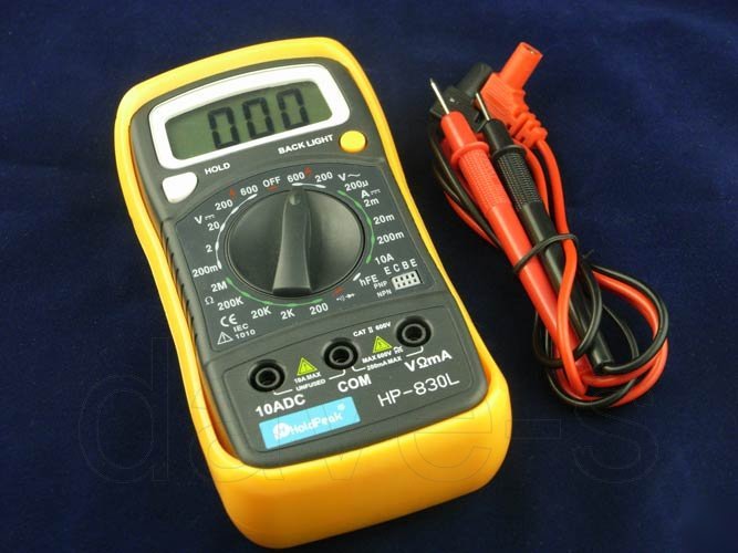 Digital multimeter multi meter electrical test battery