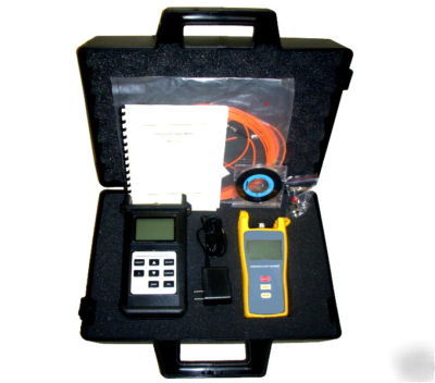 1310/1550NM singlemode fiber test kit w/ data storage