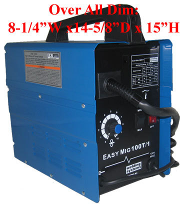 55-90 amp flux mig welder welding