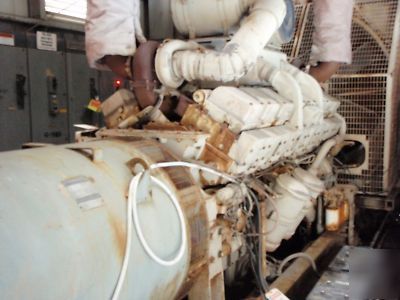 Cummins KTA3067CX diesel engine w/ 1000 kw generator