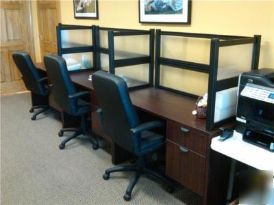 3 desks/workstations