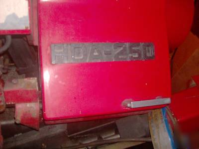 Hda 250 amada automatic feed bandsaw , saw