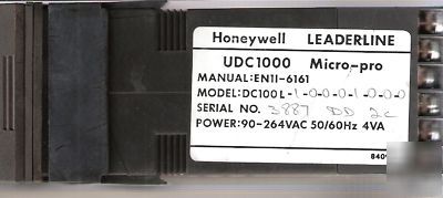 Honeywell udc 1000 temperature controller