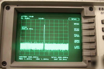 Hp 8563E spectrum analyzer w/ 85620A memory module #702