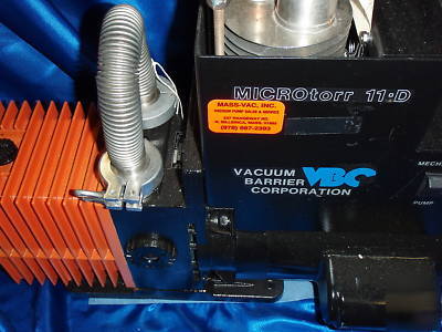 Micro torr 11-d vacuum pump w/diffusion pump