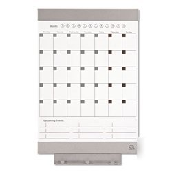 New envi whiteboard planner, 11 x 17, silver 79237