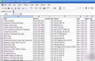 Custom business lists, mailing list, phone list, leads