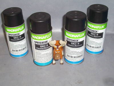 Magnaflux spotcheck skc-s cleaner 1-5750-58 lot of 4