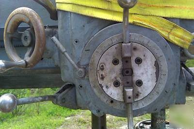 Radial drill press fosdick 4' sensitive 4 foot rotating