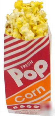 Real movie theater popcorn 4OZ kits 36 pouchs & 100 bag