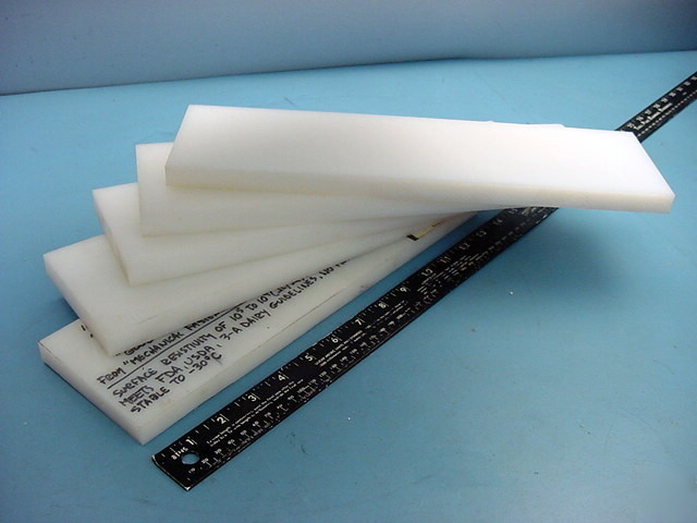 Set of 5 slabs of 14 in. long tivar-100 (polyurethane)