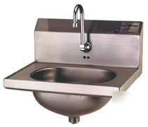 Hand sinks 304 stainless, electronic eye, gooseneck