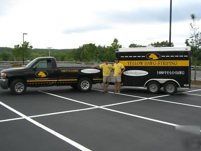 Line striping franchise - sealcoating - sealcoat