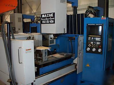 Mazak VQC2040B 4 axis cnc vertical machining center