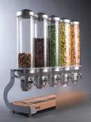 New easy morningÂ® 5 container cereal dispenser