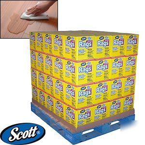 Scott rags available in 1/2 or full pallet quantity's