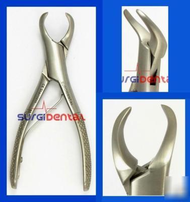 Pedo tooth extracting forceps # 23S molars ch serrated