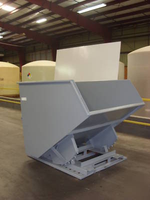 Self dumping tilt hopper (3 cu. yds.- 5000LBS)