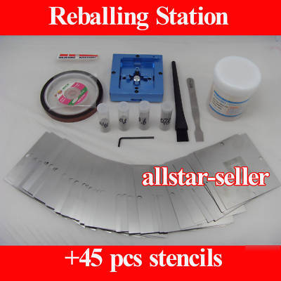 Bga reballing station+45PCS template+other