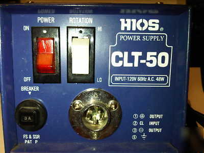 Hios clt-50 power supply w/ CL4000 torque driver