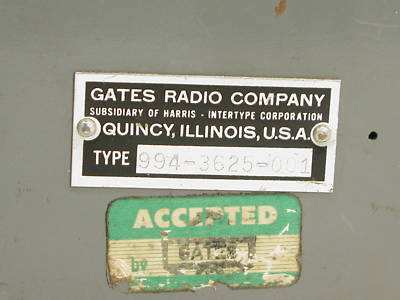 Gates radio company variable attenuator ?