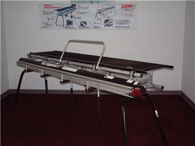 Aluminum siding brake alum-a-pole free legs