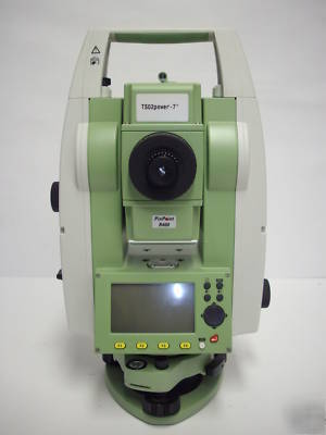 Leica flexline TS02, R400, 7 second total station