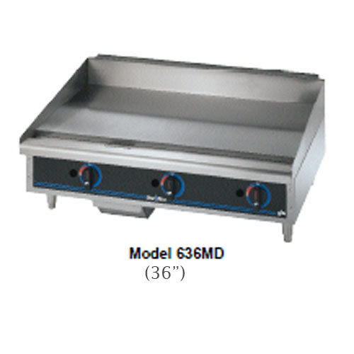 Star 636MD griddle, countertop, gas, 36