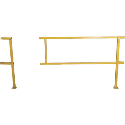 Vestil steel square safety handrail sliding gate 60INL