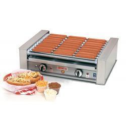 Hot dog 'roll-a-grill' - 36 hot dog capacity - roller