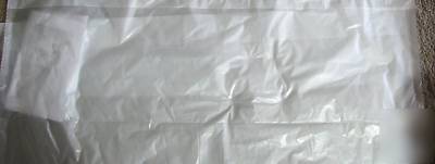 Can liners trash lawn leaf bags 38X60, clear, 100/case