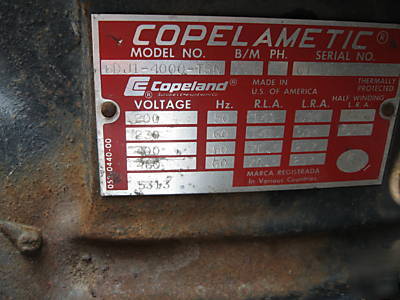 Copeland discus compressor bonus