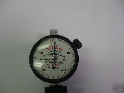 Dillon 50LB force gage, u shape deflection type