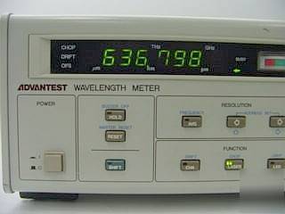 Advantest TQ8325 optical wavelength meter 480NM-1600NM