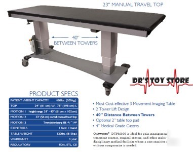 C-arm table oakworks DTPM300 $ 7500