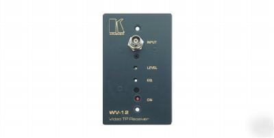 Kramer wv-12 balanced and un video converter wall plate