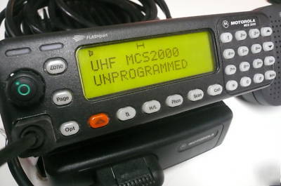 Motorola MCS2000 uhf 403-470 160 ch 110WATT model iii