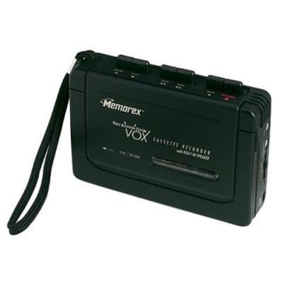 New memorex MB1055 handheld cassette recorder vox