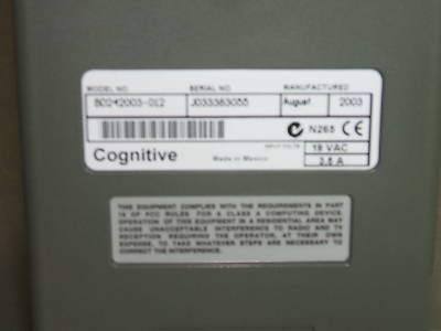 Blaster advantage direct thermal printer BD242003-012