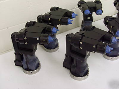 Efc e-series electrostatic dual head paint guns robot