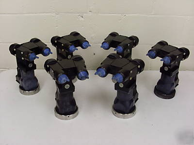 Efc e-series electrostatic dual head paint guns robot