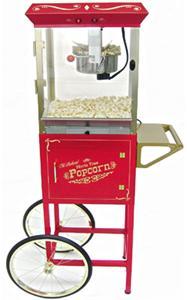 New old fashioned movie time popcorn cart - brand 