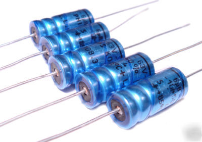 Philips high quality axial capacitors 6.8UF / 63V 