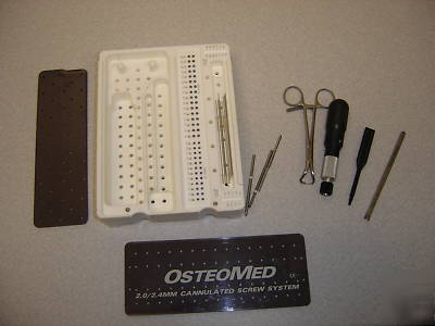 Osteomed 2.0/2.4 cannulated screw system-complete 