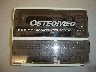 Osteomed 2.0/2.4 cannulated screw system-complete 