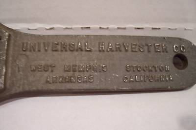 Vintage universal harvester co. farm tool wrench