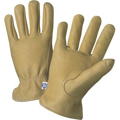 West chester rich grain deerskin driving gloves - xl