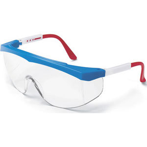 Wise stratos safety glasses red clear blue uv lot 12