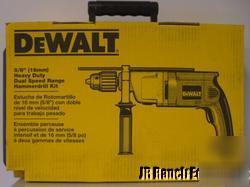 New dewalt vsr dual range hammerdrill kit, DW515K, 1/2